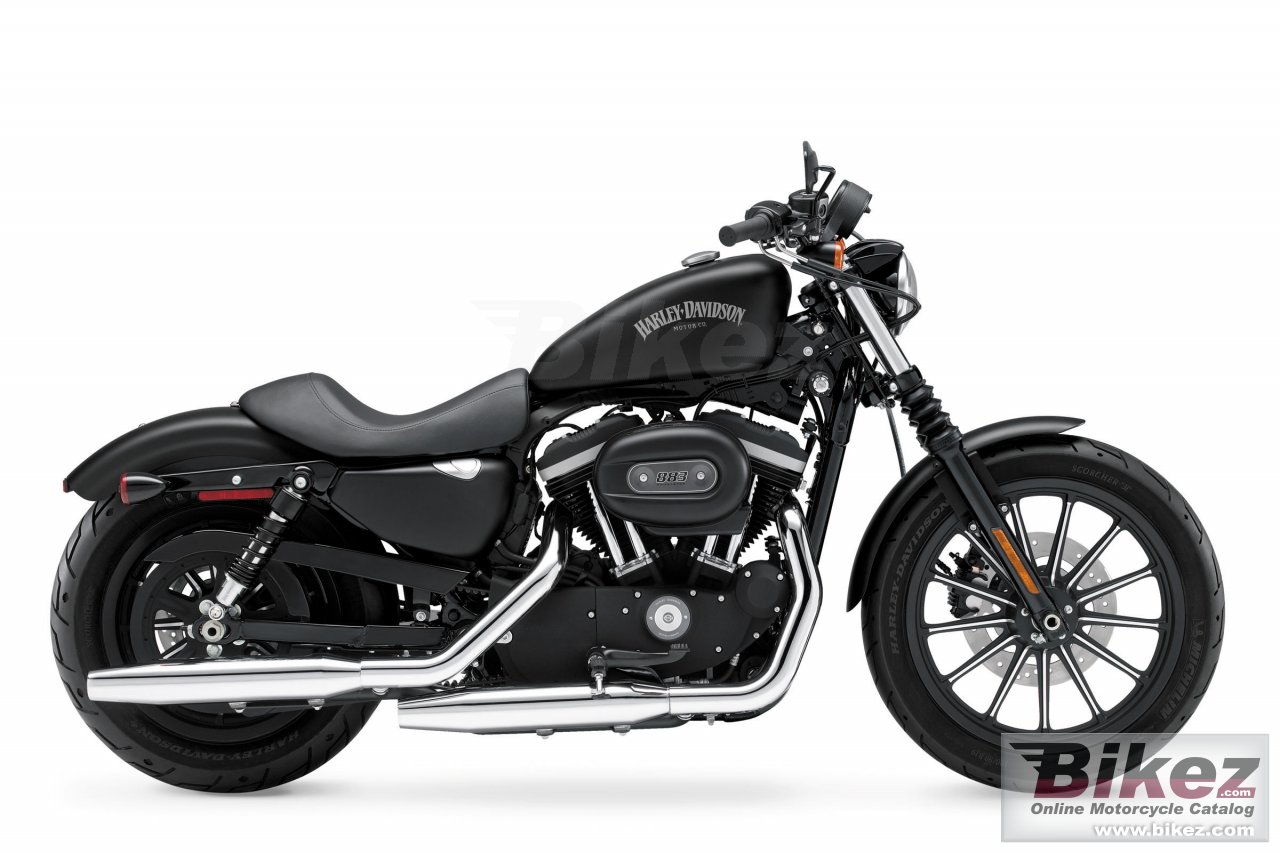 Big Harley-Davidson sportster iron 833 picture and wallpaper from Bikez.com